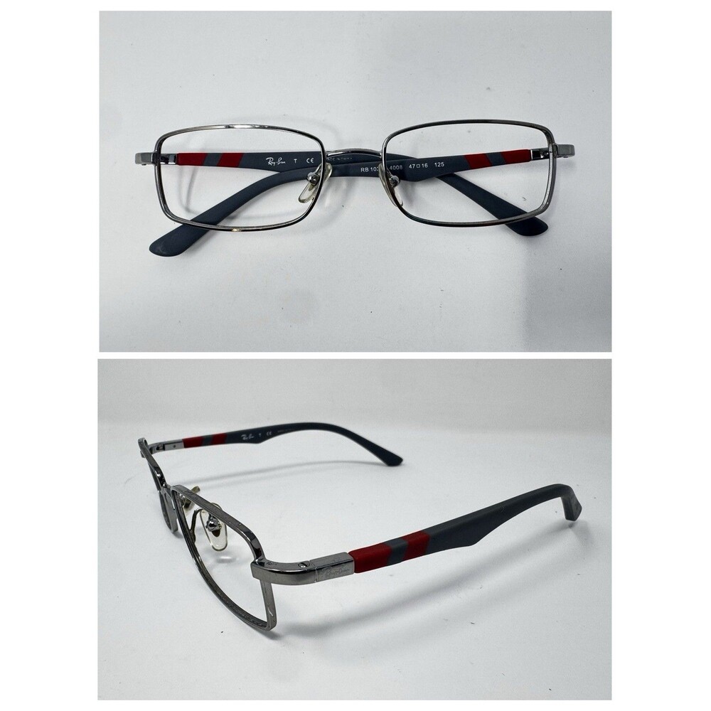 Ray-Ban Junior RB1030 4008 Gunmetal Red Eyeglass Frames 47-16-125